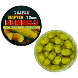 Бойлы Traper Boilies Dumbels Wafter 12 мм/40 г Kukurydza (Кукуруза)